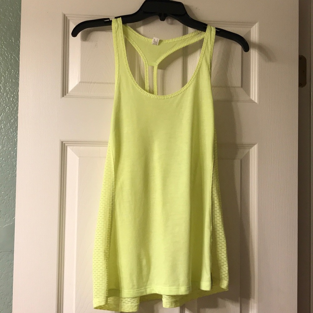 Neon Yellow UA Tank Top